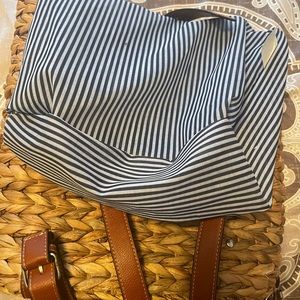 Picnic straw basket/ backpack